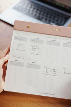 Refillable Weekly Notepad Lined, 6 of 8