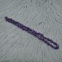 Amethyst Beaded Necklace 18 Inch, thumbnail 3 of 6