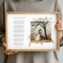 Use Your Own Photo And Poem Personalised Print, thumbnail 8 of 9