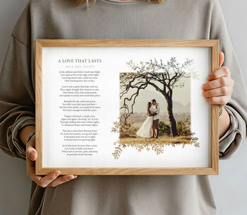 Use Your Own Photo And Poem Personalised Print, 8 of 9