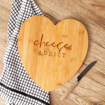 Personalised Cheese Addict Board, 3 of 4