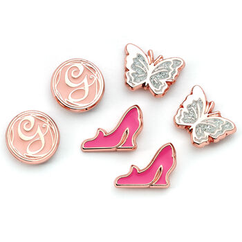 Wicked Glinda Butterfly, G And Shoe Stud Earring Set, 2 of 3