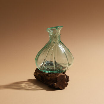 Twisted Molten Glass Wine Decanter And Water Decanter, 8 of 8