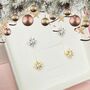 Star Earrings Set Christmas Gift Two Pairs Of Earrings, thumbnail 4 of 5
