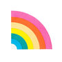 Rainbow Shaped Candles Five Pack, thumbnail 4 of 5