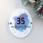 Modern Printed Round House Sign, thumbnail 2 of 3