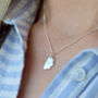 Silver Cloud Letter Necklace, thumbnail 2 of 4