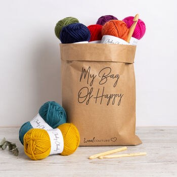 Felted Room Tidies Knitting Kit Cinnamon, 9 of 10