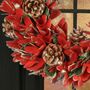 Winter Flowers Luxury Christmas Wreath, thumbnail 3 of 6