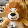 Personalised Lion Teddy Bear Cuddly Toy For Kids, thumbnail 3 of 5
