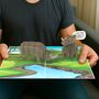 You Make Me Horny! 3D Pop Up Cheeky And Cute Rhino Animal Card! Funny Anniversary Love Card, thumbnail 4 of 9