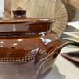 Vintage Pearson's Brown Glazed Stoneware Pot, thumbnail 2 of 9