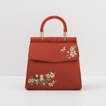 Lovebirds Mini Top Handle Tote, 3 of 7