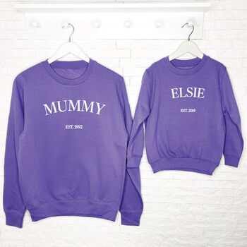 Mummy And Child Established Sweatshirts, 2 of 5