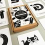 Black And White Alphabet Flash Cards, thumbnail 1 of 8