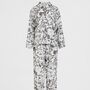 Tree Of Life Monochrome Long Pyjamas, thumbnail 5 of 7