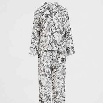 Tree Of Life Monochrome Long Pyjamas, 5 of 7