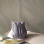 Handmade Tulip Shaped Soy Wax Candle, thumbnail 4 of 5