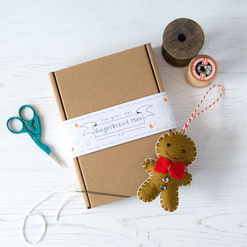 Sew Your Own Gingerbread Man Kit, 2 of 4