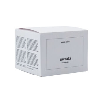 Meraki Large White Garden Scented Candle, 8 of 8