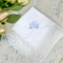 Personalised Bridal Wedding Handkerchief, thumbnail 2 of 8