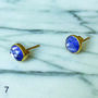 Tara Gold Stud Earrings, thumbnail 8 of 12