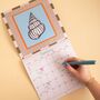 2027 Compact Wall Calendar | Seashells, thumbnail 2 of 9