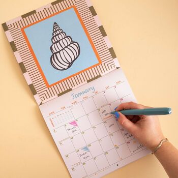 2027 Compact Wall Calendar | Seashells, 2 of 9