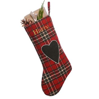 Personalised Highland Tartan Christmas Stocking, 2 of 5