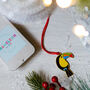 Toucan Christmas Tree Decoration, thumbnail 2 of 5