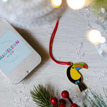 Toucan Christmas Tree Decoration, 2 of 5