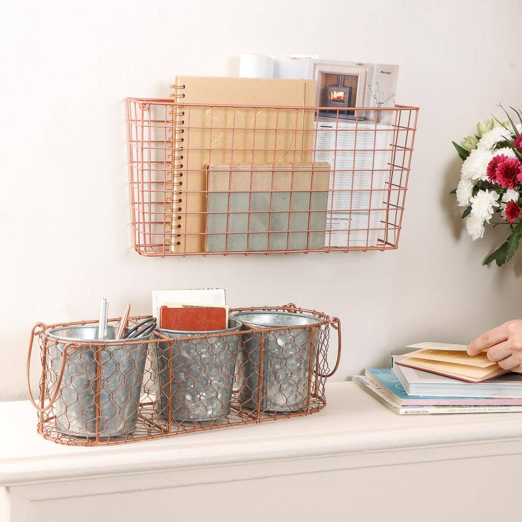 industrial copper home storage set by dibor