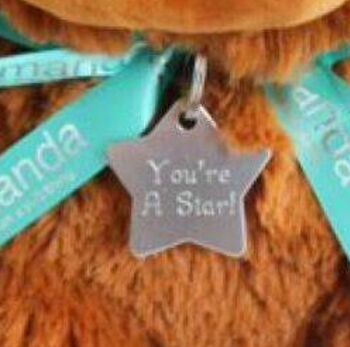You're A Star Large Brown Highland Cow Soft Toy, 3 of 5