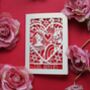 The Lovers Tarot Inspired Paper Cut Card, thumbnail 3 of 9