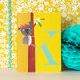 Mini K For Koala Card, thumbnail 3 of 5