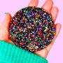 Rainbow Confetti Glitter Pocket Mirror, thumbnail 5 of 6