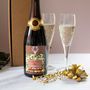 Personalised English Sparkling Wine For Christmas, thumbnail 3 of 4
