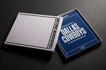 Dallas Cowboys Personalised Gift Newspaper Book, 3 of 12