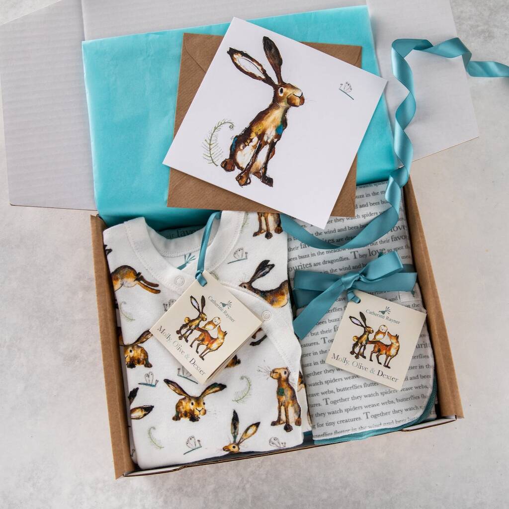 Newborn Baby Gift Hamper Three Designs Available, 1 of 6