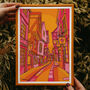 Vibrant York Shambles Art Print, thumbnail 2 of 3