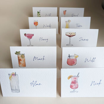 Cocktail Wedding Guest Place Names, 7 of 7