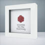 Personalised 16th Wax Anniversary Keepsake Gift Framed, thumbnail 4 of 12