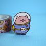 Space Pig Enamel Pin | Cute Pin Badge, thumbnail 3 of 8