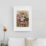 Floral Orchids Vintage Style Art Print, thumbnail 3 of 4