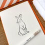 'Little Bunny' Letterpress Card, thumbnail 1 of 6