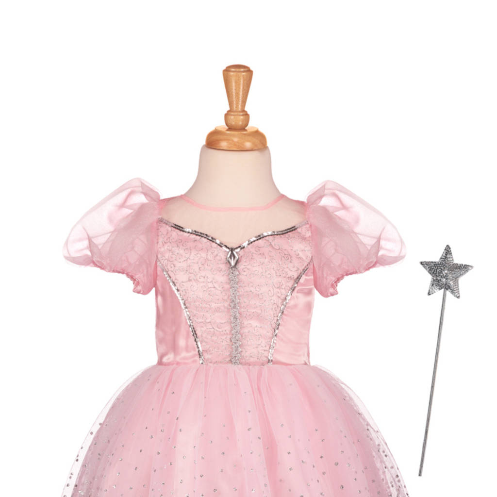 Girl's Pink Glitter Cupcake Princess Dress By Time To Dress Up
