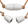 Pebble Cream Teething Necklace, thumbnail 6 of 11