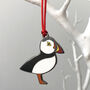 Puffin Christmas Tree Decoration, thumbnail 1 of 5