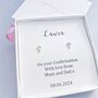 Personalised Confirmation Crystal Cross Earrings, thumbnail 1 of 2