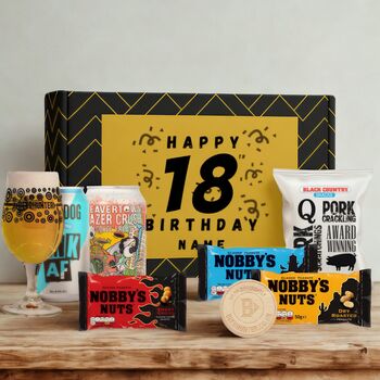 Personalised 18th Birthday Beer Gift Set, 2 of 11